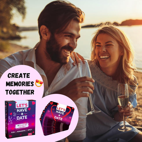 Let's Have A Date - Fun Romantic Date Night Ideas for Couples, 40 Scratch Off Cards