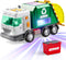 Vroomix LED Garbage Truck Toy Set Includes Dumpster, Toy Truck with Mode