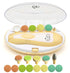 Baby Nail Trimmer 21 in 1 - Usage Labeled Case & 13 Extra Replacement Tools, Royal Angels Baby Electric Nail File