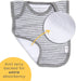Bibs, 5-Pack Lap-Shoulder Drool Cloths, 100% Organic Cotton with Absorbent Terry Towel Backing (Tossed Succulents)