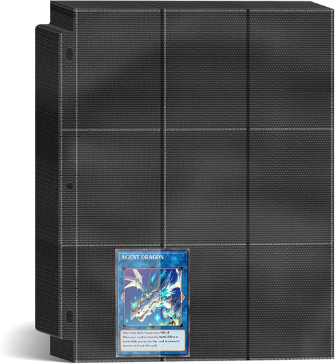 450 Pockets Trading Baseball Card Sleeves Binder - 25 Pages Double-Sided Protector for Standard Sized Cards