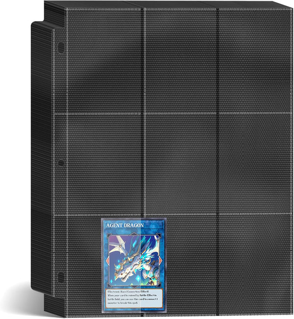 450 Pockets Trading Baseball Card Sleeves Binder - 25 Pages Double-Sided Protector for Standard Sized Cards