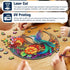 Hummingbird 200 11.4" 11.4", Unique Wooden Puzzles for Adults, Puzzle Pieces x Animal Shaped Wood Puzzles Adult, Wooden
