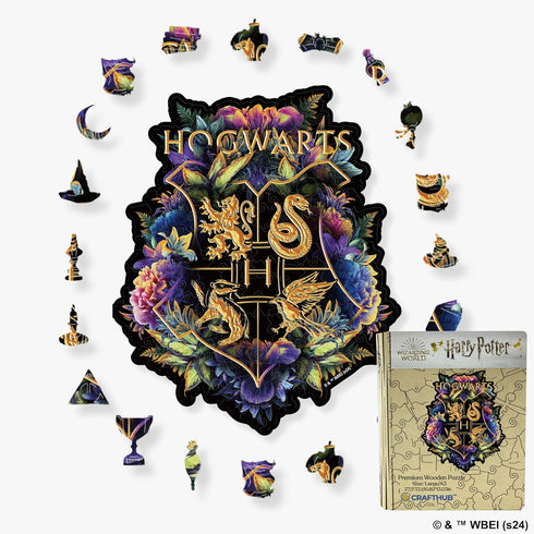 Harry Potter Puzzle for Adults, 201 Pieces, A3 Fine Oddities, Unique Shapes Jigsaw Puzzles for Family Games