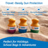 Set Set Blue Bag Bundle For Solar Buddies Refillable Roll On Sunscreen Suncream Applicator Bag Bundle With Applicator