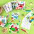 ERTIUANIO 24 Set Summer Summer Arts and Crafts for Kids Adults Bulk, Hawaiian Activities DIY Puzzle Kit with Beach