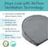 Hiccapop Pregnancy Pillow Wedge for Belly Support | Maternity Wedge Pillow | Belly Wedge Pillow | Pregnancy Wedge