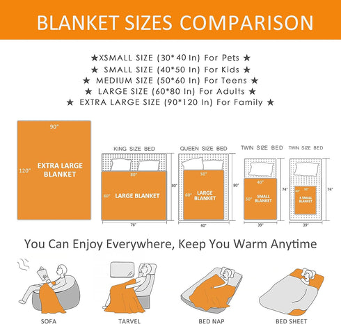 Halloween Bats Baby Blanket, Super Soft Swaddle, Cozy Receiving Blanket, Stroller Throw Blanket for Crib, 40x30 in for
