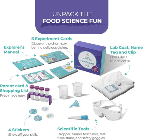 Set 5-8 Tovla Jr. My First Food Science Kit Edible Slime + Fun Experiments STEM Montessori-Inspired Activity for Ages