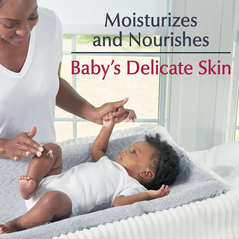B5 13.5 Oz Eucerin Baby Body Lotion, Hypoallergenic and Fragrance Free Baby Lotion with Pro-Vitamin and Shea Butter, Fl