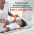 B5 13.5 Oz Eucerin Baby Body Lotion, Hypoallergenic and Fragrance Free Baby Lotion with Pro-Vitamin and Shea Butter, Fl