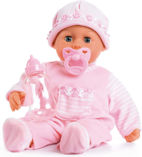 Bayer Design 15" First Words Baby Doll, Softpink, 38cm