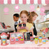 Set, Counter Playset, 3+ Ice Cream Toys Pretend Play Shop Store, Ice Cream with Light, Ice Cream Maker Cashier Toy