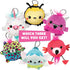 Plush Crush Series 3 Puzzle Ball (3-Pack), Surprise Collectible Character Bouncy Ball Plush Toy by Scentco