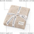 100% Luxury Organic Cotton Pointelle Knit Baby Quilt Blanket Refined Lightweight Heirloom Nursery Essential (Pointelle