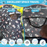 Orzbow Universal Sun Shade for Stroller, Detachable UPF 50+ Stroller Cover for Sun with See Through Mesh Window, Breathable Sunshade Cover - Stroller Canopy Extender, Baby UV Sun Protection, Cute Cat