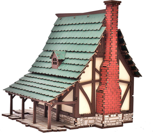 I BUILT IT - Green Gables S - 3D Wooden Puzzle, 28mm Scale Model Building Kit for Adults & Kids, Creative Gift