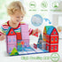Set, 3-5 4-8 3+ Magnetic Tiles for Kids, Fairytale Town Road Magnetic Blocks Magnet Building Toys for Years Old Boys