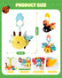 0-6-12-24 Tummy Jollybaby Musical Flying Ladybug Toy - Car Seat, Stroller, Crib & Play Gym Hanging Toys for Baby