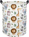 HIYAGON Baby Laundry Hamper Basket for Nursery, Cute Kids Toys Storage Bin Organizer, Animal Room Decor (Animal)