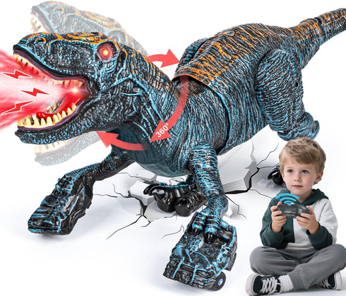 Lozadia Remote Control Dinosaur Toys for Kids 3-5 5-7 8-12 yr, Large T-Rex