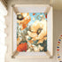 Bseiialft 52 28 Poppies Leaves Floral Crib Sheets for Boys Girls Soft and Breathable Cotton Baby Sheets for Standard