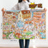 1000 Piece Puzzle for Adults, MOMIBOOK Jigsaw Puzzles of Vintage Village Town, Painting Image Funny Puzzle for Women, Relieve Stress, Prevent Senile Dementia, Improve Collaboration Skills