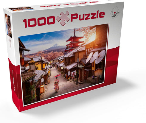 Premium 1000 Piece Jigsaw Puzzle - Idyllic Japan by MyPuzzle - Made in USA