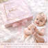 Set Album 5 Luxury Baby Girl Memory Book Keepsake Journal & Milestone from Pregnancy to Age with Premium Gift Box