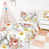 Set 4 Sets, Set Toddler Bedding for Girls, Piece Toddler Comforter Bed Ultra Soft Breathable Vintage Crib Bedding