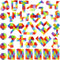 30 Pack Medium Snake Cube Fidget Toys Goodie Bag Stuffers for Kids,