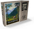 MyPuzzle Olympic National Park: Enchanted Valley Chalet, Vintage Poster - 500 Piece Jigsaw Puzzle for Adults