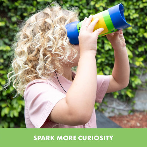 Educational Insights 4-8, GeoSafari Kidnoculars - Toy Binoculars for Kids, Outdoor Toys for Kids Ages Toddler Camping