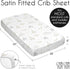 Sweet Jojo Designs Jungle Safari Animals Boy Girl Gender Neutral Baby Satin Fitted Crib Sheet Infant Newborn Nursery