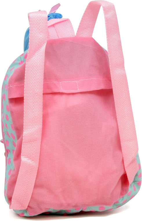 13" Soft Baby Doll with Take Along Pink Doll Backpack Carrier, Briefcase Pocket for Doll Accessories
