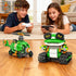 GLUISEUR 6-12, 5in1 732PCS Set Set STEM Robot Building Toys for Kids App & Remote Control STEM Tractor Frog Robot