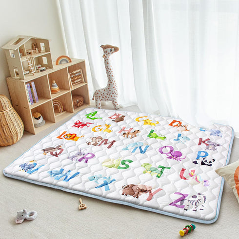71x59 Baby Play Mats for Floor, Upgraded Thickness & Larger Super Soft Playmat for Babies and Toddlers, Foldable