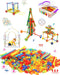 Straw Constructor Toy STEM Building Toys Set - 600P Interlocking Plastic Educational Engineering Kit for 3-12 Years Boy