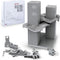 Lekebaby Building Bricks 1500 PCS Basic Blocks, Compatible with Major Brands (Gray)