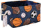 FANKANG Rectangular Laundry Basket, Nursery Storage Fabric Bin, Gift Baskets (Navl-ball game).