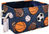 FANKANG Rectangular Laundry Basket, Nursery Storage Fabric Bin, Gift Baskets (Navl-ball game).