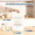 Mammy 3-in-1 6 68 Bunny Baby Bottle Sterilizer and Dryer Smart Modes with Fast Drying, Food Warmer & Storage Fits