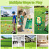 Toddler Golf Clubs Set - Adjustable Kids Golf Toys with Scorecard & Storage Bag for Indoor/Outdoor Play