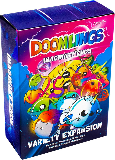 Doomlings Card Game: Imaginary Ends Variety Expansion 127 New Cards, 5-in-1 Bundle