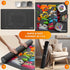 Newverest Jigsaw Puzzle Mat Roll Up, 39.4” x 23.6” Portable Keeper for Up to 1000 Pieces with Non-Slip Bottom