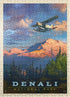 MyPuzzle Denali National Park: Back Country Vintage Poster - Premium 500 Piece Jigsaw Puzzle for Adults