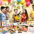 84Pcs Set BenLouis Construction Party Favors Excavator Theme Coloring Books Crayons Sticker Bulk for Kids Construction