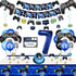 Video Game Party Decorations for 7th Birthday, HAPPY BIRTHDAY Banner, Balloons, Gaming Supplies