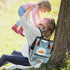 Hsnar Backpack Cute Daisy Flower Waterproof Diaper Bag Large Capacity Baby Bag with Stroller Straps, Multi-Pocket