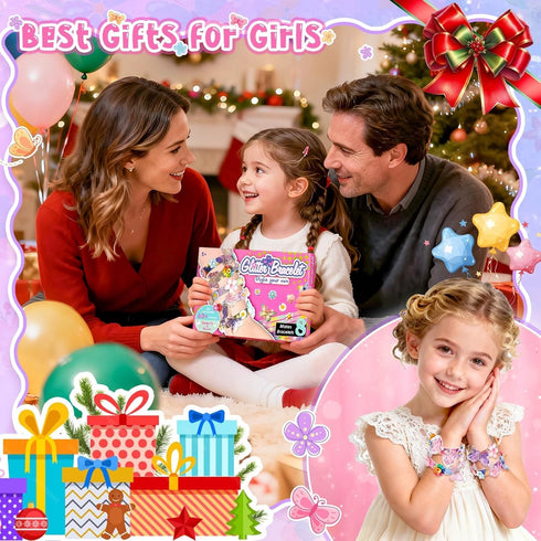 5-12 5 6 7 8 9 10 Friendship Bracelet Making Kit for Girls, Year Old Girl Birthday Gifts, Arts and Crafts Kits